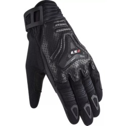 GUANTES VEL LS2 NGO/GRS AL TERRAIN TEXTIL/PIEL