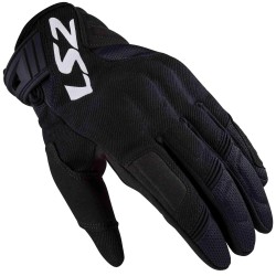 GUANTES VEL LS2 NEGRO SILVA TEXTIL