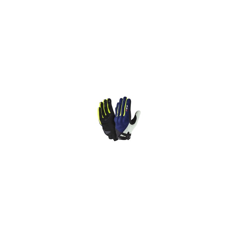 GUANTES VEL LS2 AZL/AMA FLUO DART 2 TEXTIL