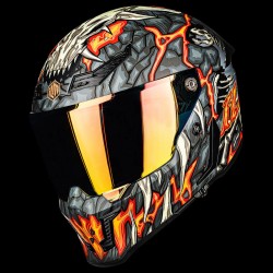 Casco de moto Integral ILM MF509 Day 1 Orange