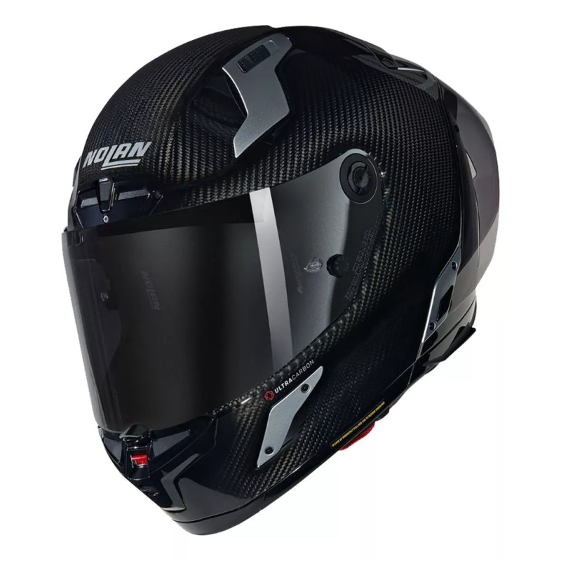 Casco X-804 RS Ultra Carbon Argento 332 Ngo/Plata Nolan