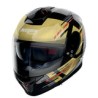 Casco N80-8 Meteor N-com 69 Ngo/oro Nolan