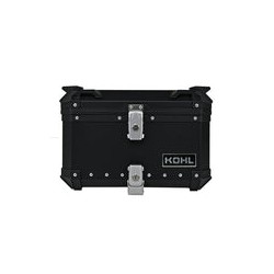 BAUL TRASERO MOTOCICLETA KOHL ALUMINIO NEGRO 50 LTS