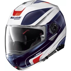 Casco N100-5 orbiter N-com 74 Bco/azul/rojo Nolan