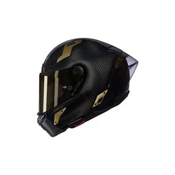 Casco X-804 RS Ultra Carbon Aureo 330 Ngo/Dorado Nolan