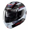 Casco X-1005 Ultra Undercover n-com 43 Bco/Rjo/Azul Nolan