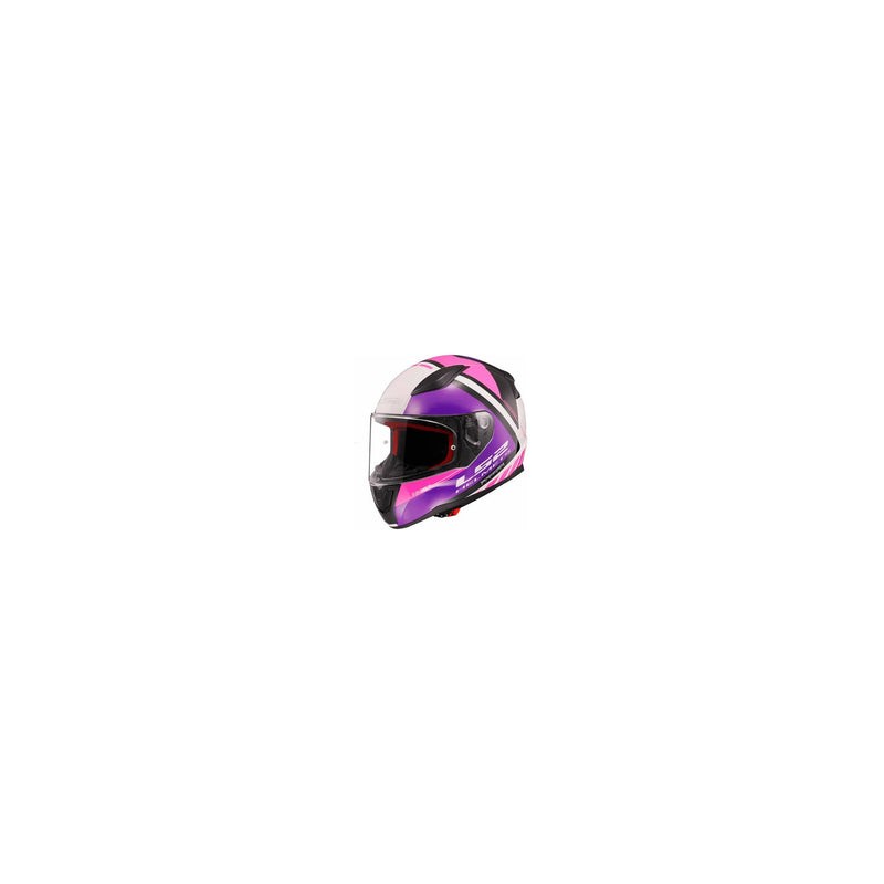 CASCO CERRADO LS2 RAPID II BLINK BCO/FUCSIA FF353