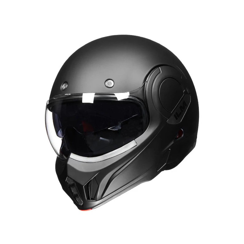 Casco de moto Abatible ILM B707 Matte Black