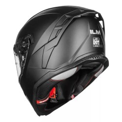 Casco de moto Integral ILM MF567 Matte Black