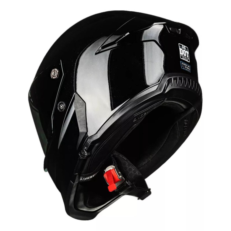 Casco de moto Integral ILM MF509 Gloss Black
