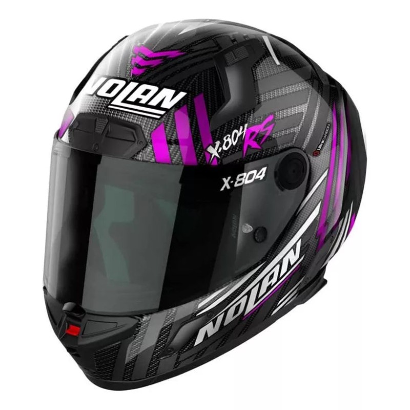 Casco X-804 RS Spectre 21 Ngo/Bco/Morado Nolan