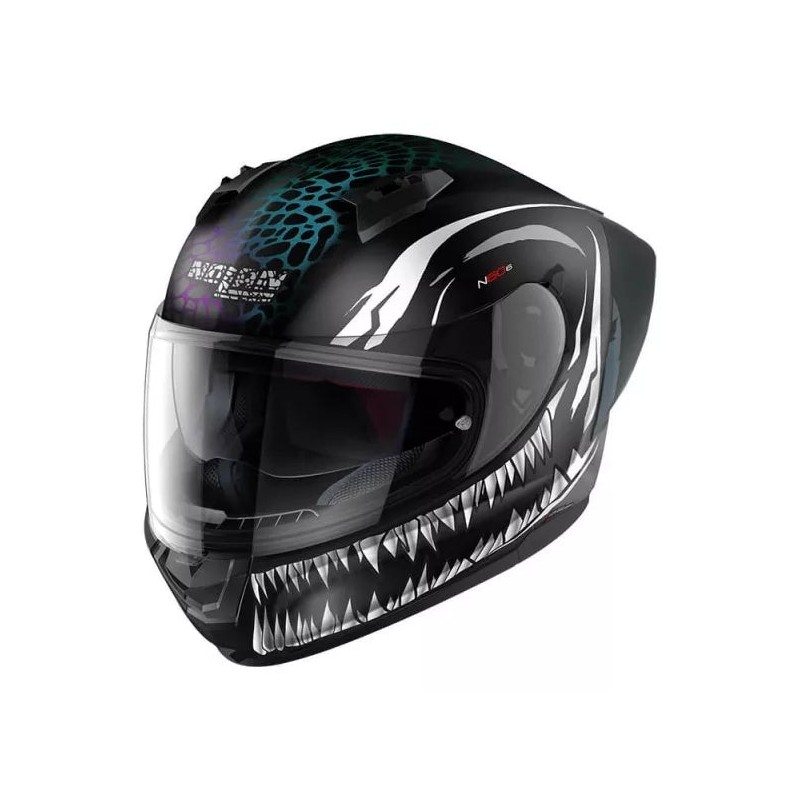Casco N60-6 Sport Ravenous 28 Ngo/Tornasol Nolan