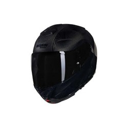 Casco X-1005 Ultra Carbon Puro N-com 324 Ngo Brillante Nolan